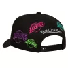 Mitchell & Ness NBA Los Angeles Lakers 404 Club Neon Pro Snapback Black ONE