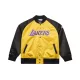 Mitchell & Ness NBA Los Angeles Lakers Shaquille O'Neal Player Lightweight Satin Jacket Gold-Black L