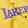 Mitchell & Ness NBA Los Angeles Lakers Shaquille O'Neal Player Lightweight Satin Jacket Gold-Black M