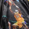 Mitchell & Ness NBA Los Angeles Lakers Shaquille O'Neal Player Lightweight Satin Jacket Gold-Black M