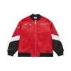 Mitchell & Ness NBA Chicago Bulls Triple Check Heavyweight Satin Jacket Red L