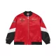 Mitchell & Ness NBA Chicago Bulls Triple Check Heavyweight Satin Jacket Red
