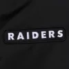 Mitchell & Ness NFL Team Leader Satin Bomber Vintage Logo Oakland Raiders