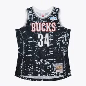   Mitchell & Ness NBA Dark Jersey All-Star 2015 Giannis Anteokounmpo Black-White