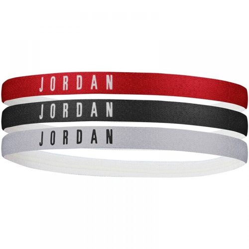 JORDAN HEADBANDS 3PK GYM RED/BLACK/WOLF GREY
