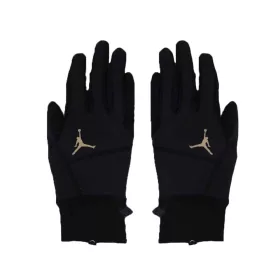 JORDAN HYPERSTORM FLEECE GLOVES BLACK/BLACK/HEMP