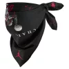 JORDAN PRINTED BANDANA BLACK/WHITE/GYM RED