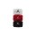 JORDAN W HAIR TIES TERRY 3 PK WHITE/GYM RED/BLACK ONE