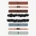 Jordan Elastic Sport Mixed Width Hair Ties 8 Pk Red Bark/Team Orange/Black
