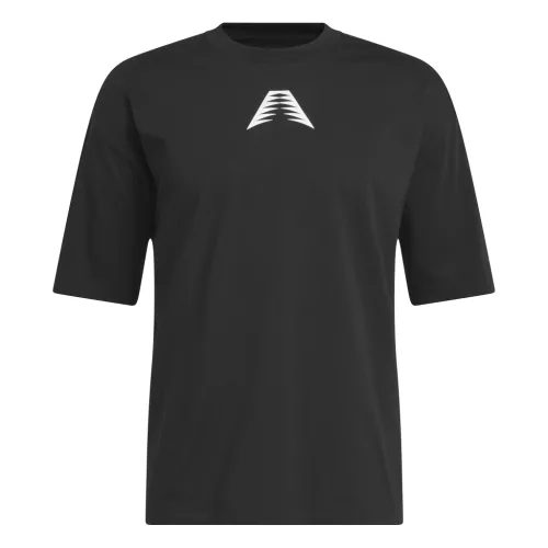 Adidas Anthony Edwards "Believe That" Tee Black/White XL
