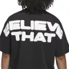 Adidas Anthony Edwards "Believe That" Tee Black/White XL