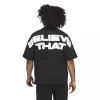 Adidas Anthony Edwards "Believe That" Tee Black/White XL
