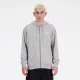 New Balance MJ41501AG Sport Essentials Logo Fleece Full Zip Grey