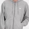 New Balance MJ41501AG Sport Essentials Logo Fleece Full Zip Grey L