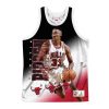 MITCHELL & NESS CHICAGO BULLS SCOTTIE PIPPEN NBA BEHIND THE BACK TANK WHITE