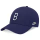 Nike Primetime Club Brooklyn Dodger Unctructured Oragnic Cotton Cap Royal blue M/L