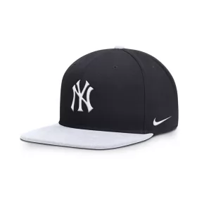   Nike MLB New York Yankees Dri-Fit Pro Structured Square Bill Cap Pitch Blue 4FA/White 10A