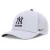 Nike MLB New York Yankees Primetime Dri-Fit Rise Structured 5 Panel Trucker Cap White 10A/Pitch Blue 4FA/White 10A