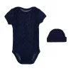 Jordan Bodysuit Set Short-Sleeved with Cap Navy Blue
