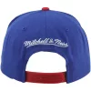 Mitchell & Ness LA Clippers XL Logo Two Tone Snapback   ROYAL BLUE/RED