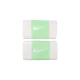 Nike Swoosh Doublewide Wristbands 2 Pk White/Vapor Green/White