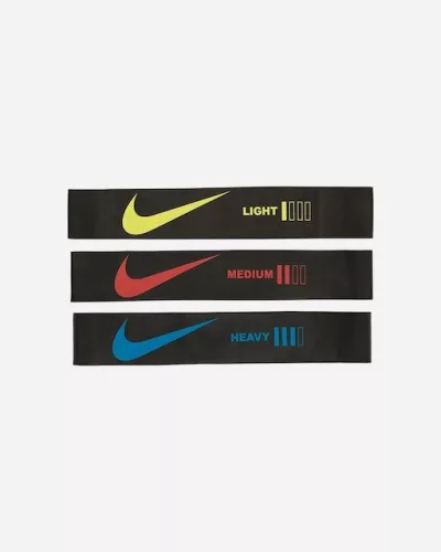 Nike Resistance Bands Mini 3 Pk Black ONE