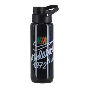   Nike Tr Renew Recharge Chug Bottle 16 Oz Graphic Black/Black/Malachite
