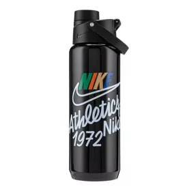   Nike Tr Renew Recharge Chug Bottle 24 Oz Graphic Black/Black/Malachite