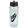 Nike Tr Renew Recharge Straw Bottle 24 Oz Graphic Barely Green/Black/Black