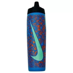   NIKE REFUEL BOTTLE 24 OZ GRAPHIC ORBIT BLUE/BLACK/ORBIT BLUE/HYPER ORANGE/VOLTAGE GREEN