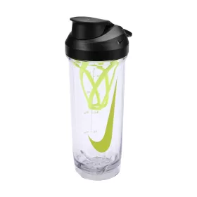   Nike Tr Recharge Shaker Bottle 2.0 24 Oz Clear/Black/Volt/Volt