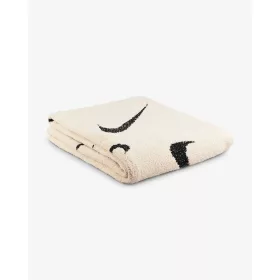   NIKE OFFLINE OVERSIZE BOUCLE KNIT BLANKET LT OREWOOD BRN/BLACK