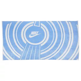 NIKE OVERSIZED BEACH TOWEL RETRO UNIVERSITY BLUE/WHITE