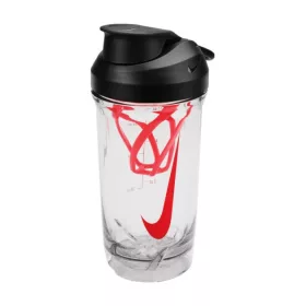  Nike Tr Recharge Shaker Bottle 16 Oz Clear/Black/Bright Crimson/Bright Crimson