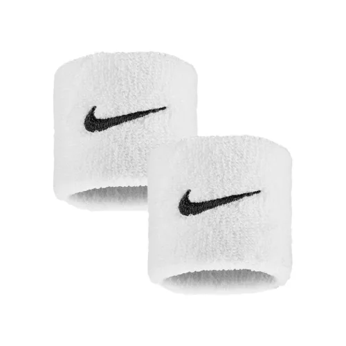 Nike Swoosh Classic Wristbands 2Pk White/Black ONE