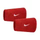 Nike Swoosh Classic Doublewide Wristbands 2Pk University Red/White