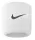 NIKE SWOOSH WRISTBANDS 2PK WHITE/BLACK