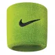 NIKE SWOOSH WRISTBANDS 2PK ATOMIC GREEN/BLACK ONE