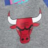 MITCHELL & NESS 90s Reflective Heather Crewneck Sweatshirt Chicago Bulls Grey