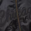MITCHELL & NESS NBA STATESIDE PASTEL BOMBER JACKET Chicago Bulls Black
