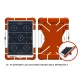 PlayMaker - Team Colors Silicone Case for 14" Playmaker LCD - Tangerine ONE