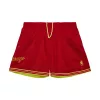 MITCHELL & NESS NBA FASHION NEON MESH SHORTS VINTAGE LOGO Chicago Bulls Scarlet L
