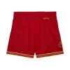 MITCHELL & NESS NBA FASHION NEON MESH SHORTS VINTAGE LOGO Chicago Bulls Scarlet L
