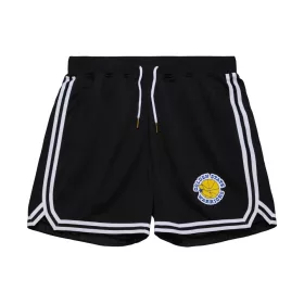   MITCHELL & NESS NBA DESTINATION LEISURE GAMEDAY SHORTS Golden State Warriors Black