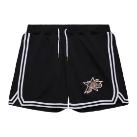   MITCHELL & NESS NBA DESTINATION LEISURE GAMEDAY SHORTS Philadelphia 76ers Black