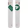NIKE BOSTON CELTICS ELITE SOCKS WHITE/CLOVER/CLUB GOLD