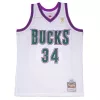 MITCHELL & NESS MILWAUKEE BUCKS 96-97 RAY ALLEN #34 SWINGMAN 2.0 JERSEY WHITE