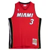 MITCHELL & NESS NBA MIAMI HEAT ALTERNATE JERSEY 2005 DWYANE WADE UNIVERSITYRED XXL