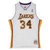 MITCHELL & NESS LOS ANGELES LAKERS SHAQUILLE O'NEAL Mens Swingman Jersey White
