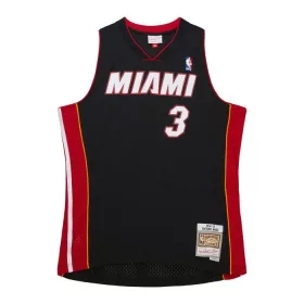   MITCHELL & NESS MIAMI HEAT NBA BLACK JERSEY 2012 DWYANE WADE BLACK